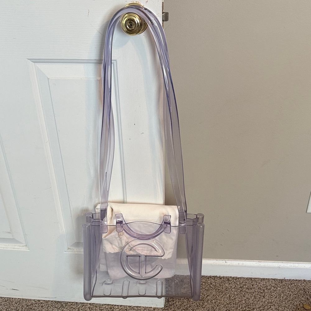 Transparent Purple Women's Bag